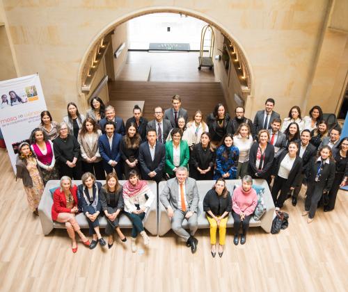 Sesión plenaria de la Mesa de Género de la Cooperación Internacional.